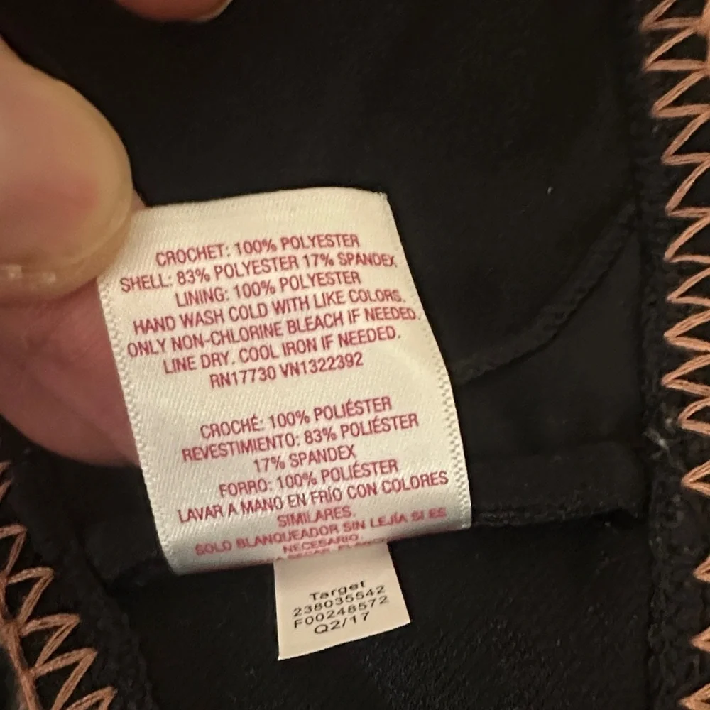 Xhilaration Black and Pink Bikini Set - Picture 4 of 4